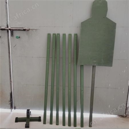 训练导电靶板靶杆 胸环半身全身侧身靶通用型靶杆