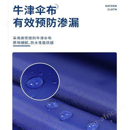 圆形太阳摆摊庭院雨伞折叠户外伞 2.4蓝+不含底座