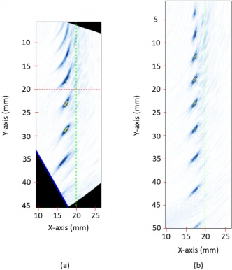 PAUT scan compared to TFM image