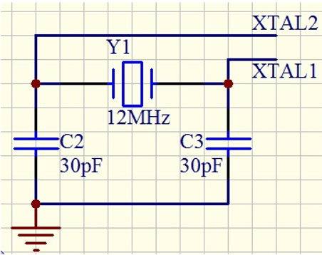 为什么单片机要外接一个晶振?晶振的电容为何要接地?